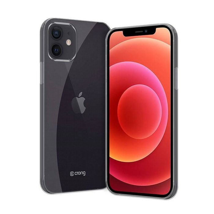 Crong Crystal Slim Hülle iPhone 12 iPhone 12 Pro Transparent