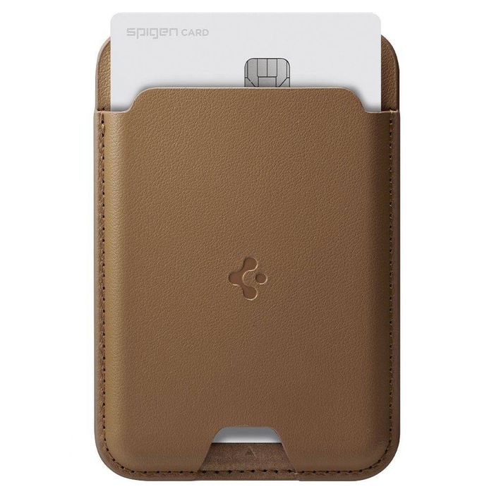 Spigen Valentinus MagSafe Portacarte universale Magnetic Marrone