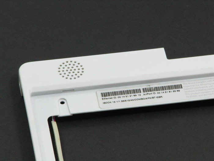 Marco del teclado  Blanco