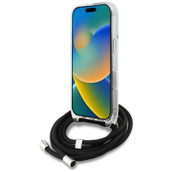 Etui Karl Lagerfeld IML Crossbody        Karl&Choupette Head do iPhone 16 Pro Max biały