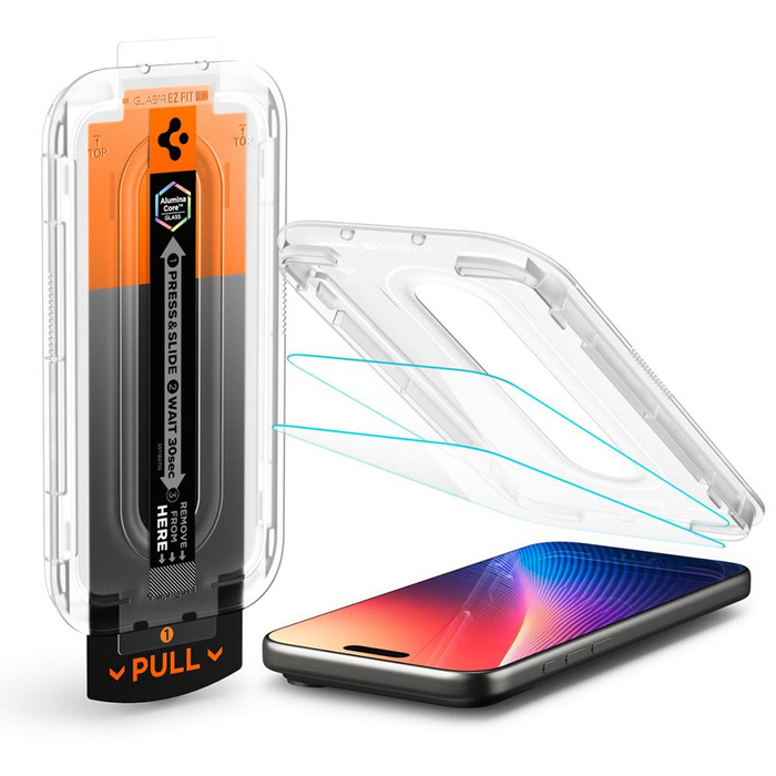 Tempered Glass Spigen GLAS.TR "EZ FIT PRO" IPhone 16 PRO MAX / 17 PRO MAX KLAR