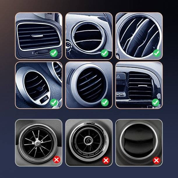 Soporte de coche magnético Ugreen para la rejilla de ventilación, plateado (LP290)