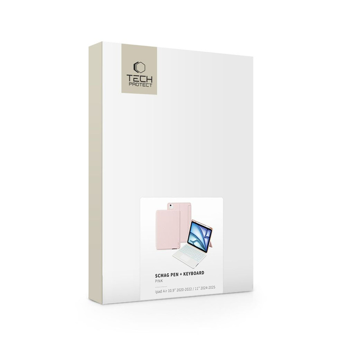 TECH-PROTECT SCMAG PEN + KEYBOARD IPAD AIR 10.9 4 / 5 / 2020-2022 / 11 6 / 2024 PINK