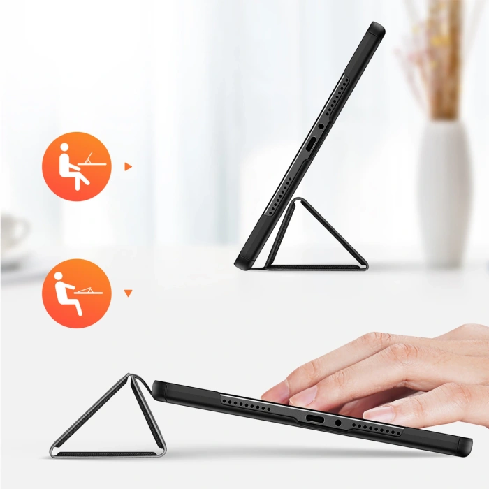 Etui Dux Ducis Domo z klapką i smart sleep na Xiaomi Redmi Pad Pro (4G/5G)/Poco Pad 12.1- czarne