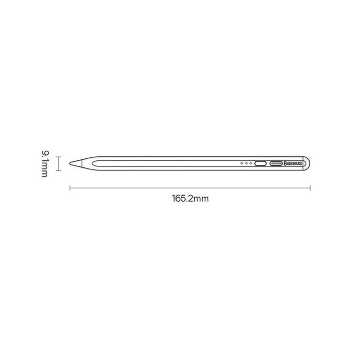 Active stylus for iPad Baseus Smooth Writing 2 SXBC060502 - white