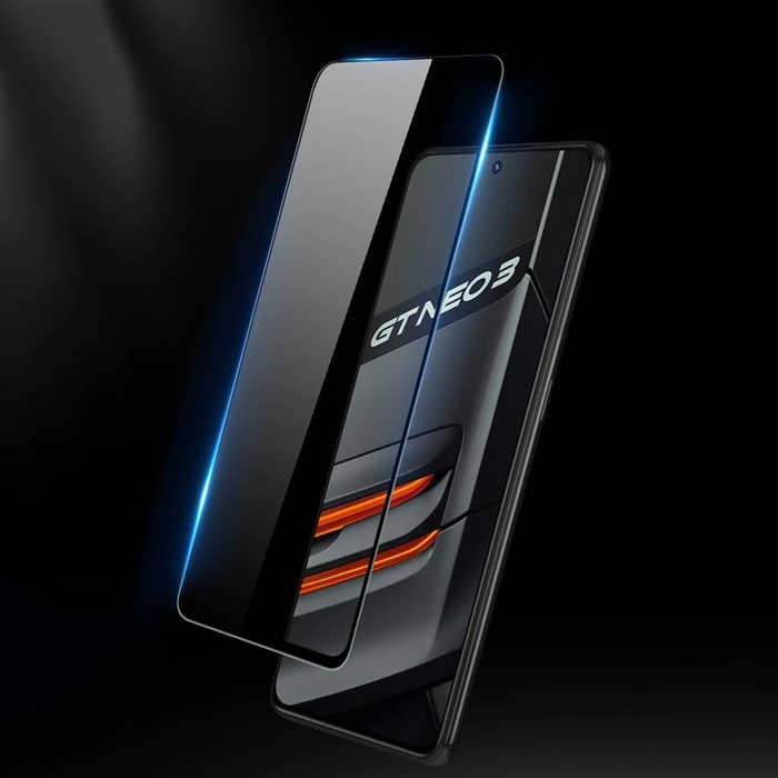 Proteggi schermo in vetro temperato Dux Ducis 9D per Realme GT Neo 3 9H con cornice nera