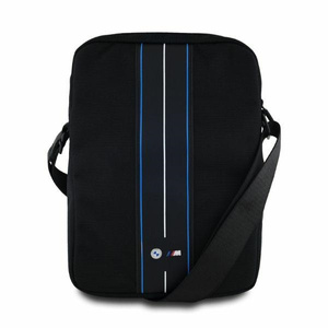 BMW Tasche BMTB8COMPVSKL Tablet 8" Schwarz/Schwarz Nylon Blau Gestreift