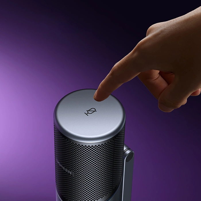 Ugreen CM769 Desktop Microphone with USB-A, RGB LED - Silver