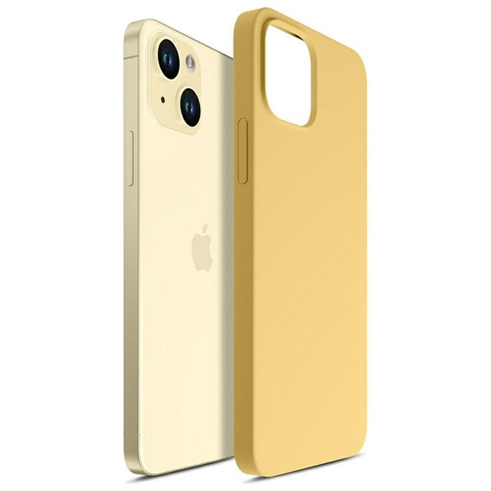 Etui 3MK Hardy Case iPhone 15 6.1" żółty/yellow MagSafe Case