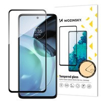 Wozinsky Pegamento completo Vidrio templado Vidrio templado para Motorola Moto G72 9H Protector de pantalla completa con marco negro