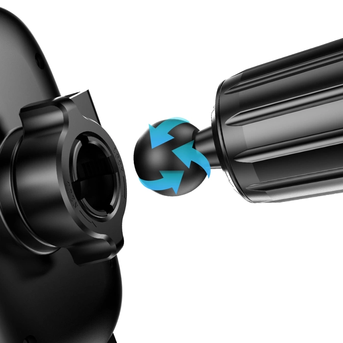 Dudao F5N+ Smartphone-Halterung mit Saugnapf, Schwerkraft - schwarz