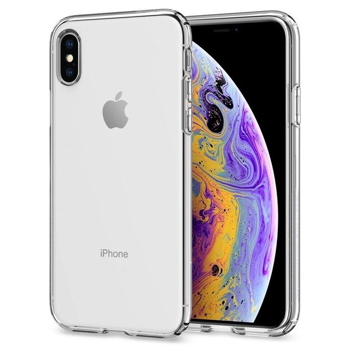 Case Spigen Liquid Crystal Apple iPhone X Xs Clear + Glass Spigen Case