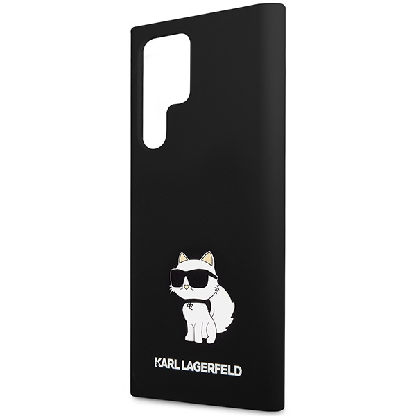 Obal Karl Lagerfeld Silicone NFT Choupette - Obal Samsung Galaxy S23 Ultra (černý) Case