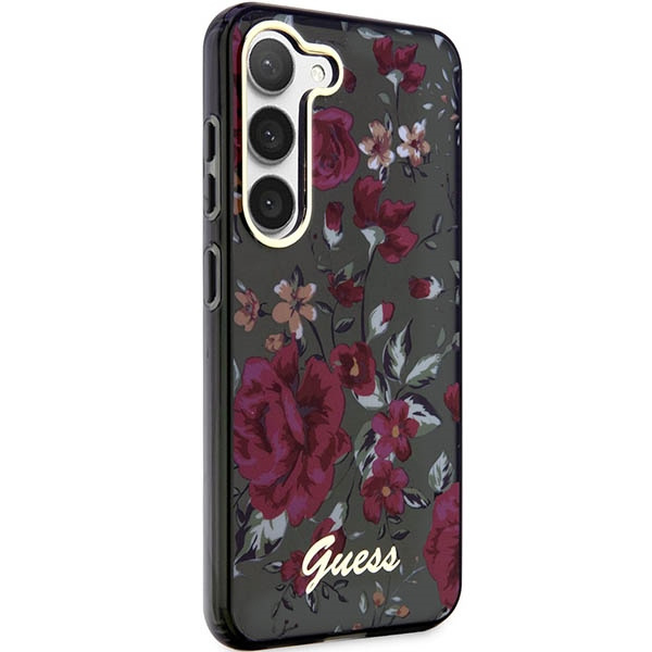 Case Guess Guhcs23shcfwsa S23 S911 Green/kaki Hardcase Flower Collection Case