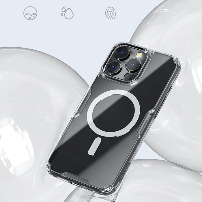 Etui Nillkin Nature TPU Pro Magnetic iPhone 16 (biały)