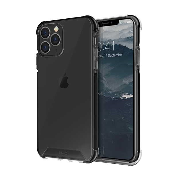 Custodia Uniq per Combat iPhone 11 Pro nera / nero carbone