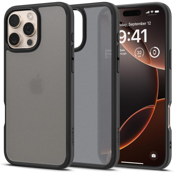 Spigen Ultra Hybrid IPhone 16 PRO MAX FROST SCHWARZ