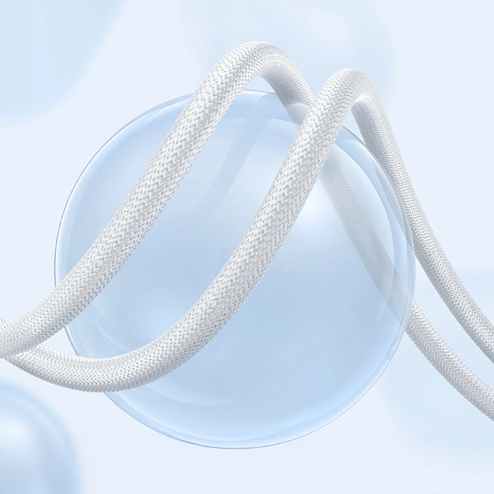 Słuchawki Baseus Encok CZ20 dokanałowe przewodowe USB-C - białe