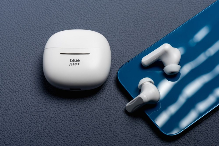 Słuchawki bezprzewodowe douszne Blue Star BK44 TWS białe