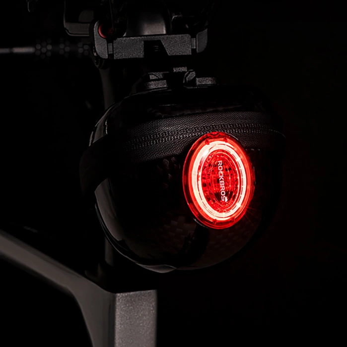 Rockbros Rigid Hard Shell Compact Satteltasche 0.4l - Schwarz