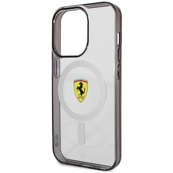 Coque Ferrari FEHMP14XURKT iPhone 14 Pro Max 6.7" clear/transparent hardcase Outline MagSafe Case