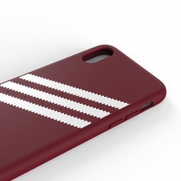 Adidas OR Moulded PU Suede iPhone X/XS burgund/collegiate burgundy 33282