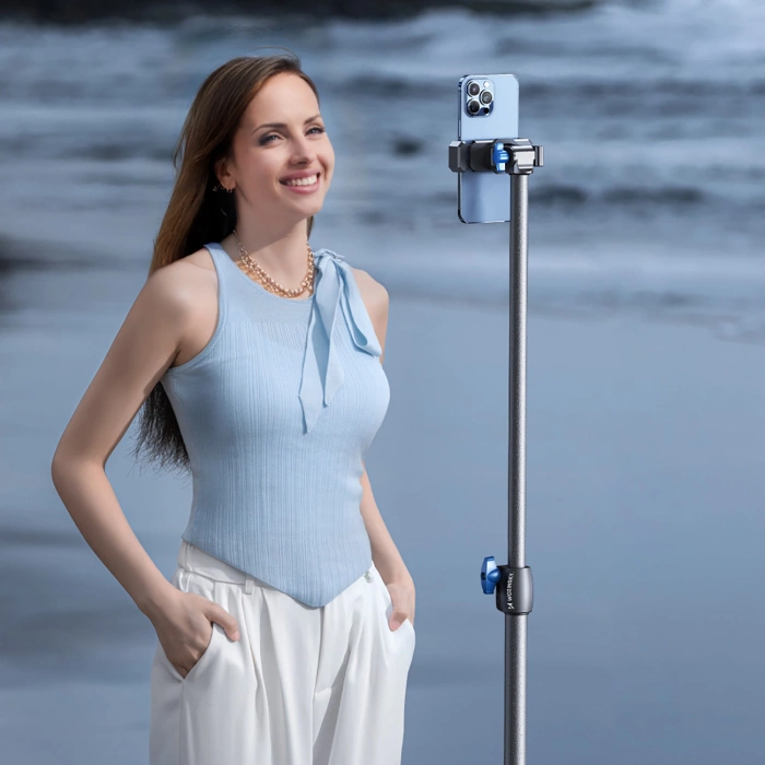 Wozinsky WRLD-00Y1S Dreibein Stativ robustes Carbonstahl-Stativ 1,7m matt - schwarz