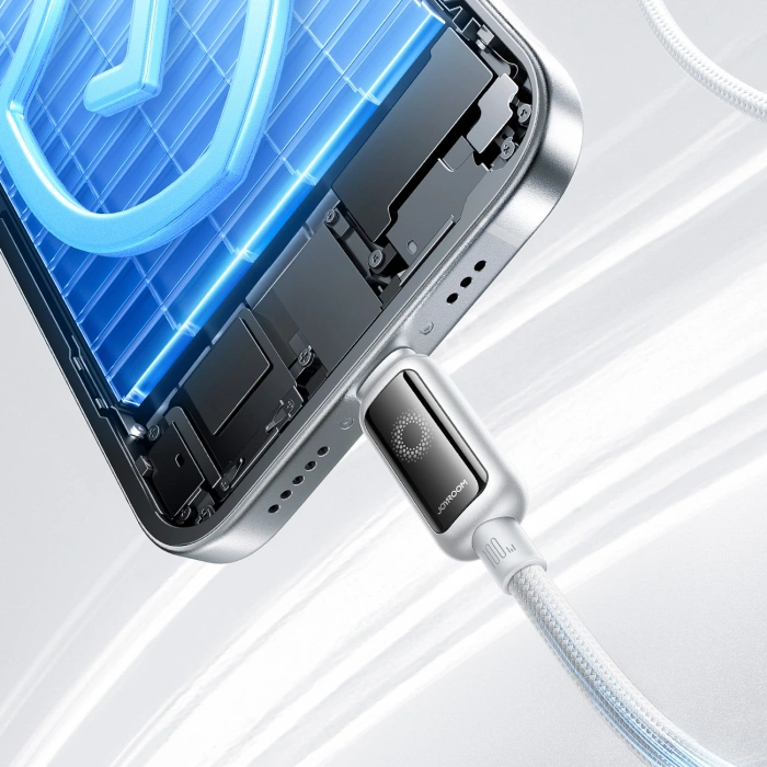 Kabel Joyroom S-A55 StarFlight 100W USB-C - USB-C 1,2m - biały