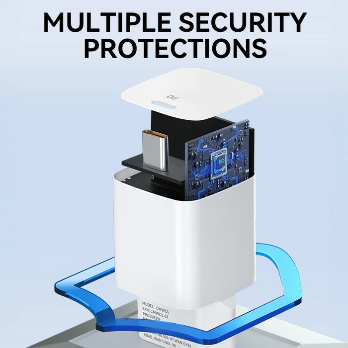 Chargeur mural Wozinsky CMWCS USB-C PD 20W - blanc