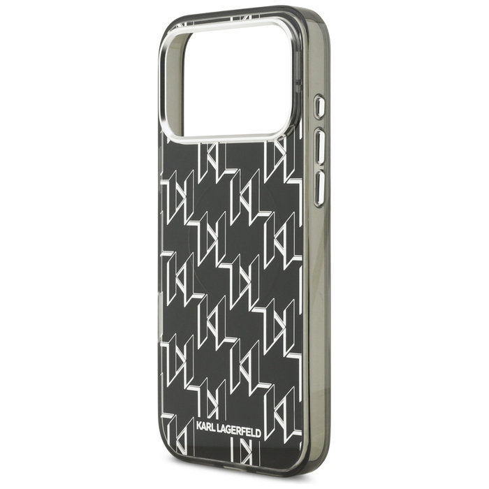 Etui Karl Lagerfeld IML KL Monogram      MagSafe do iPhone 17 Pro Max czarny
