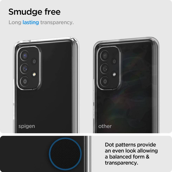 Spigen A53 5G Liquid Crystal Funda Transparente + Vidrio 3mk Vidrio flexible Lite