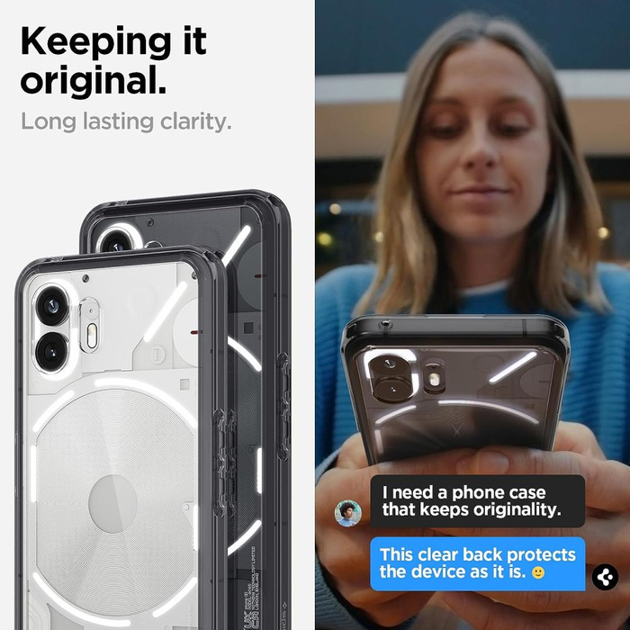 Spigen Ultra Hybrid Nada Teléfono 2 Space Crystal