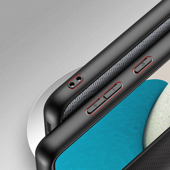 La custodia Dux Ducis Fino è realizzata in materiale di nylon per Samsung Galaxy A73 blu