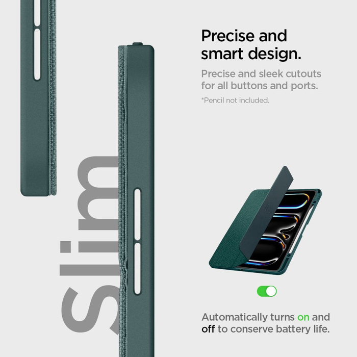Spigen IPad URBAN FIT PRO 13 7 / 2024 VERDE NOTTE
