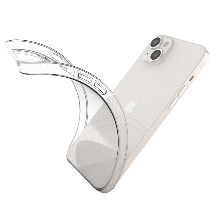 Coque gel pour iPhone 14 Max Ultra Clear 0.5mm transparente