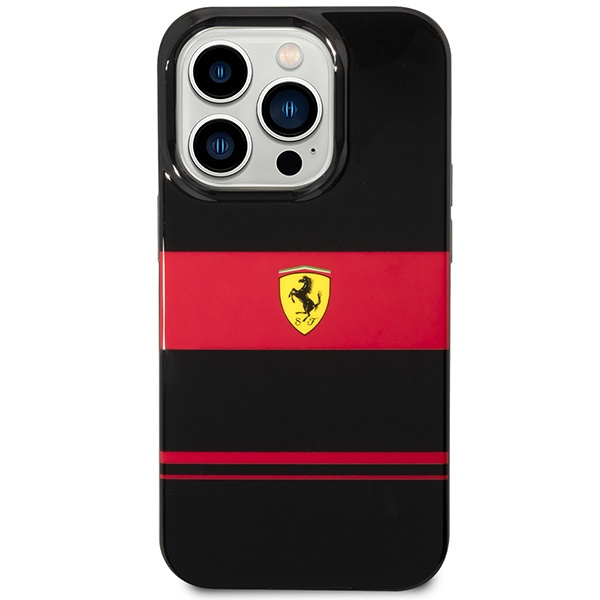 Case Ferrari FEHMP14LUCOK iPhone 14 Pro 6.1" black/black hardcase IMD Combi MagSafe Case