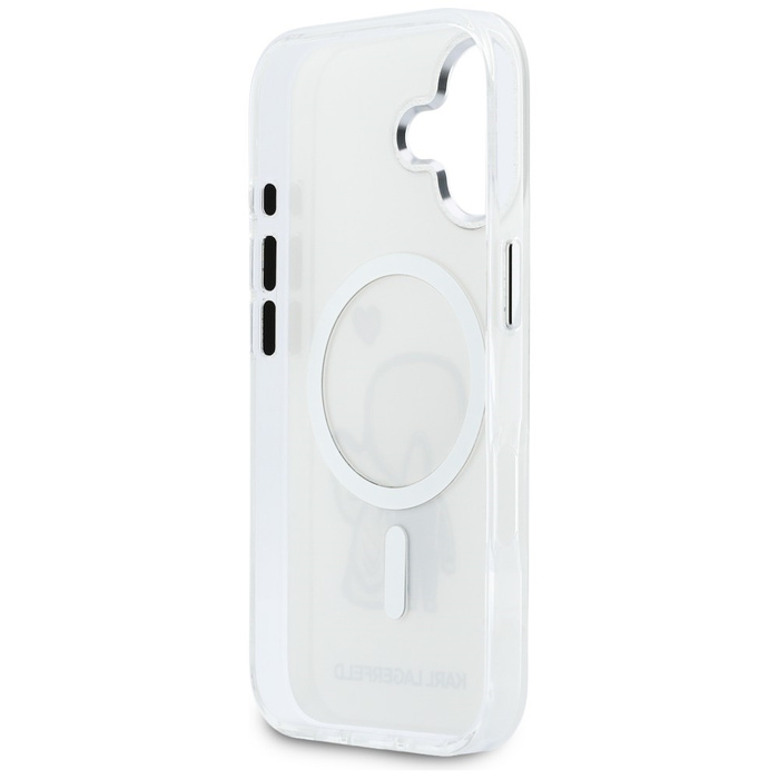 Etui Karl Lagerfeld Karl & Choupette     Back MagSafe do iPhone 17 przezroczysty