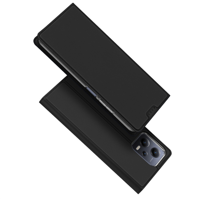 Coque Dux Ducis Skin Pro pour Xiaomi Redmi Note 12 5G / Poco X5 5G Housse Flip Card Wallet Stand Noir