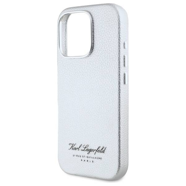 Etui Karl Lagerfeld iPhone 16 Pro 6,3" hardcase szary/grey hotel RSG
