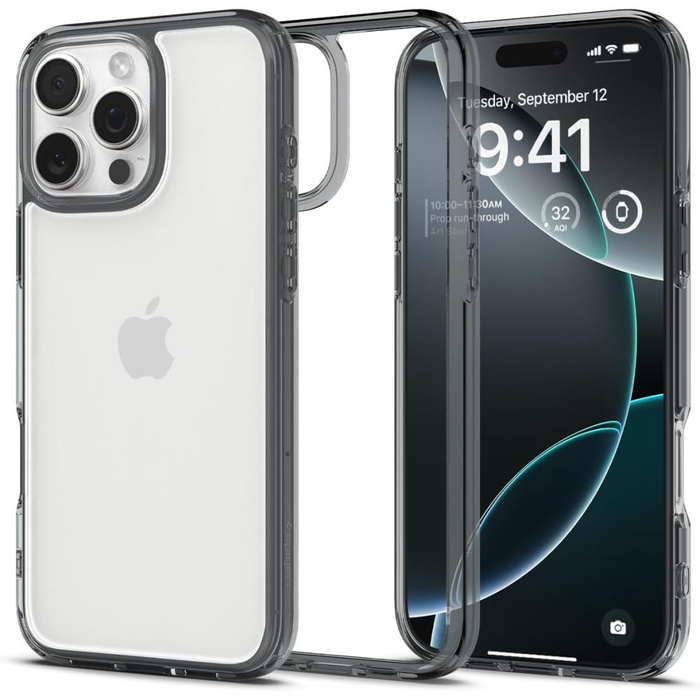 Spigen Ultra Hybrid IPhone 16 PRO SPAZIO MASSIMO CRISTALLO