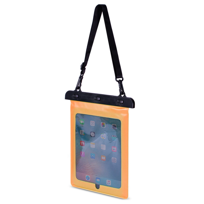 Funda impermeable para tablet de PVC - naranja