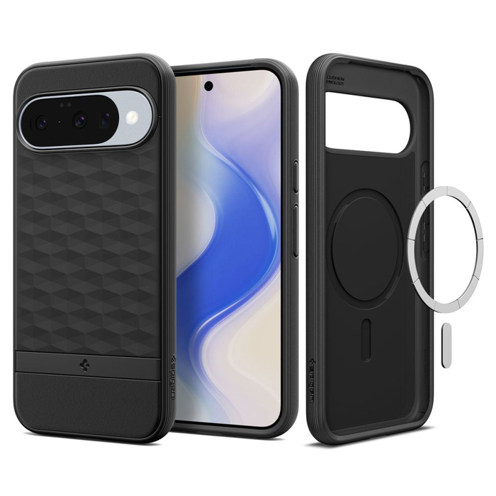 Spigen PARALLAX Mag MagSafe GOOGLE PIXEL 10 / 10 PRO MATTE SCHWARZ
