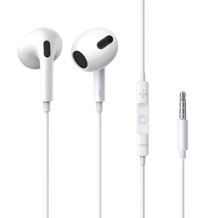 Baseus Encok H17 3.5mm minijack auriculares con cable blanco (NGCR020002)