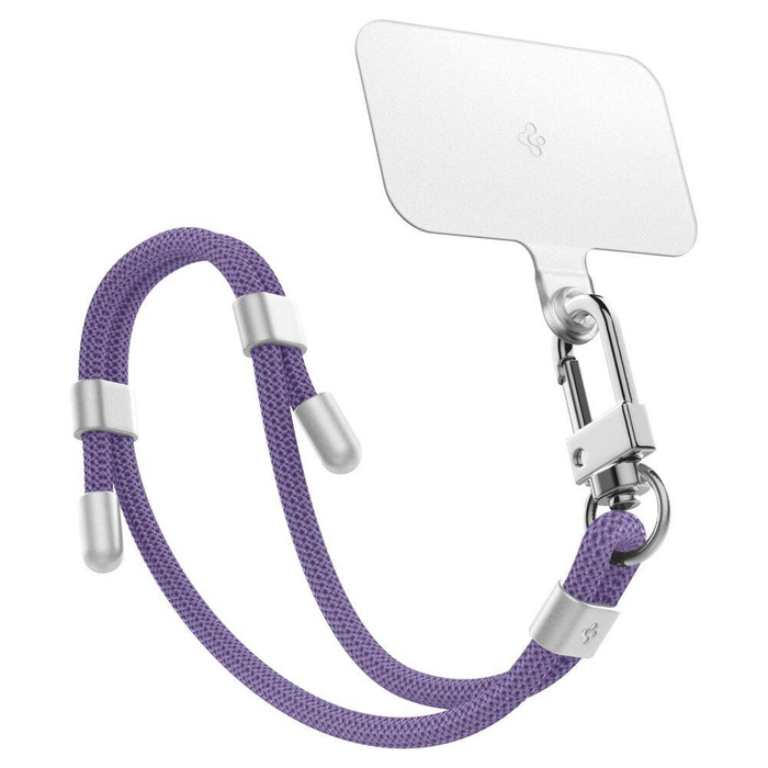 Spigen CORDÓN UNIVERSAL JUEGO DE CORREAS BANDOLERA Y DE MUÑECA MORADO OSCURO