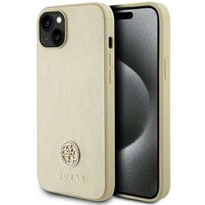 Guess GUHCP15MPS4DGPD iPhone 15 Plus 6.7" gold/gold hartcase Strass Metall Logo