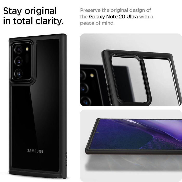 Puzdro SPIGEN Ultra Hybrid S amsung Galaxy Note 20 Ultra Black Case