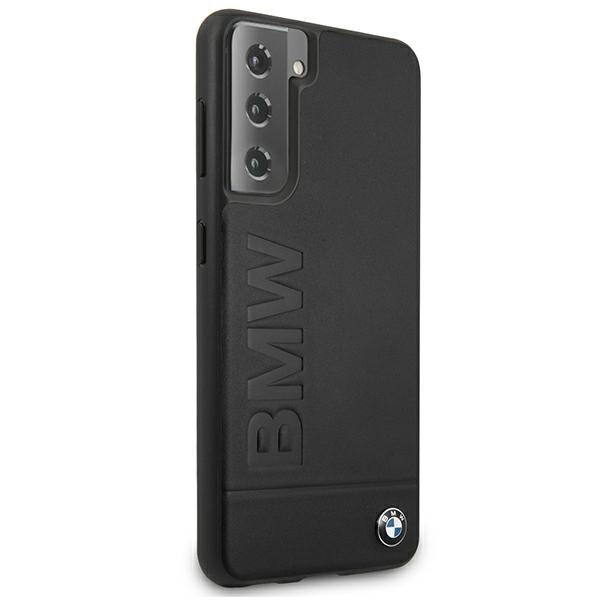 Case BMW Samsung Galaxy S21 Plus Signature Logo Imprint BMHCS21MSLLBK Black Hardcase