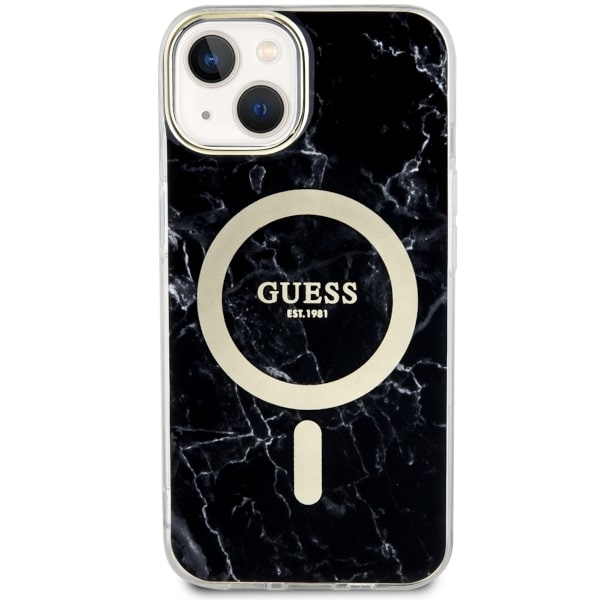 Funda Guess GUHMP14MPCUMAK iPhone 14 Plus 6.7" negro/negro durocase Mármol MagSafe Case