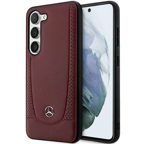 Obal Mercedes MEHCS23MARMRE S23 Plus S916 červená/červená tvrdácase Kůže Urban Bengale Case