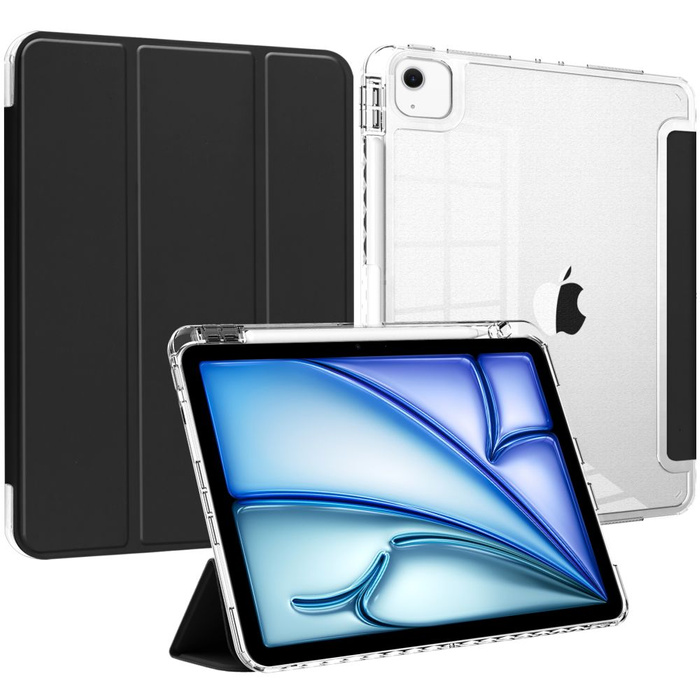 Etui Tech-protect Sc Pen Hybrid iPad Air 13 2024 Black/clear Case